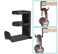 Rotation à 360 degrés sous le bureau casque casque cintre crochet support support