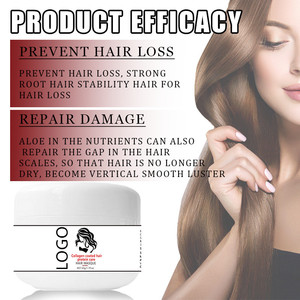 <span class=keywords><strong>Masque</strong></span> capillaire au collagène sans vapeur : Répare les <span class=keywords><strong>cheveux</strong></span> secs et crépus causés par la permanente et la coloration, fini <span class=keywords><strong>ultra</strong></span>-lisse - Product Image 3