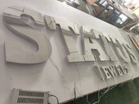 Lettres en relief LED personnalisées avec source de lumière 3D pour enseigne de magasin, publicité de logo d'entreprise en extérieur, lettres rétroéclairées LED