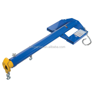 Grúa telescópica de alta resistencia, con bolsillo para horquilla de 24 pulgadas, capacidad de 4,000 libras. Pluma de elevación para montacargas - Product Image 1