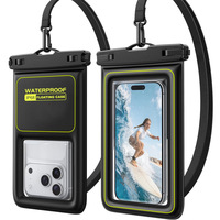Nouvelle Housse Étanche Universelle Flottante en PVC pour Téléphone Portable Tactile, Idéale pour la Plongée, la Natation et les Activités de Plein Air, 7,5 Pouces