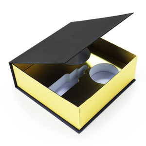 Cajas de Regalo Hechas a Mano de Lujo Personalizadas, en Forma de Libro, de Papel Rígido, con Inserto de Espuma EVA, Cosméticos en Relieve, Embalaje con Estampado en Lámina Dorada - Product Image 4