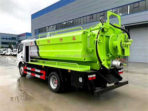 Camión Cisterna de Succión de Aguas Residuales Dongfeng 4x2 LHD de 5000 Litros, Precio de Fábrica, Venta Directa de Fábrica en China - Product Image 3