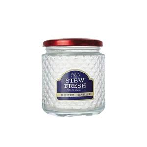 Penjualan Terbaik harga grosir Tersedia Ukuran makanan kelas kaca madu stoples madu kaca unik menerima logo kustom - Product Image 5