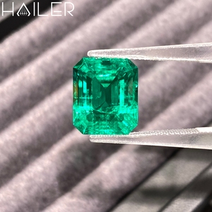 Esmeraldas Colombianas con Corte <span class=keywords><strong>Esmeralda</strong></span>, con Inclusiones, <span class=keywords><strong>Esmeralda</strong></span> Verde Hidrotermal de Laboratorio, Piedra Preciosa al por Mayor - Product Image 1