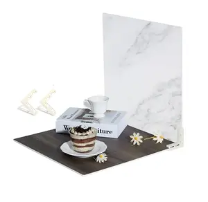 Planche de fond de photographie de 40cm pour pose plate, fond de photographie de nourriture 16x16 pouces - Product Image 1