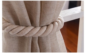 Tissu en voile de lin naturel pour rideaux de fenêtre, fourni par l'usine - Product Image 3