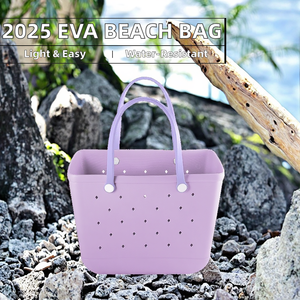 2025 Goldenflow nouvelle tendance EVA sac de plage grande taille plage en caoutchouc fourre-tout et sac Logo personnalisé et couleur utilisation en extérieur - Product Image 2