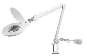 Floor Stand Hight Quality Facial Magnifying Lamp 5 Diopter Round Head Adjustable Magnifying Lamp Beauty