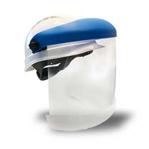 Visiera ribaltabile in policarbonato per casco, Blu - Product Image 2
