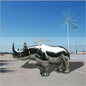 Escultura de Acero Inoxidable EX1003, Decoración de Jardín, Escultura Metálica para Decoración de Interiores Comerciales - Product Image 1