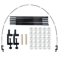 Ensemble de support de ballon réglable avec socle gonflable Wate Clip de fête de ballon support d'arche colonne de ballon de ballon