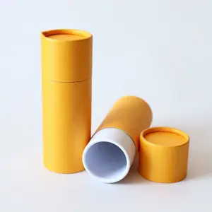 Hot Sale Papier röhre kosmetische Verpackung benutzer definierte Parfüm flasche Kraft papier Box Papier röhrchen Tee Verpackung
