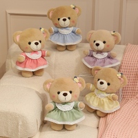 Jouet en peluche mignon, vêtements et accessoires pour ours en peluche, robe personnalisée pour ours, cadeau Kawaii pour la Saint-Valentin, décoration de chambre, vente en gros, OEM personnalisé