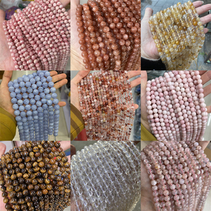 8Mm Bán Buôn Pha Lê Thủ Công Lỏng Đá Quý Chữa Bệnh Đá Thời Trang Hạt Vòng Đeo Tay Cho Thời Trang Đính Cườm Vòng Đeo Tay - Product Image 1