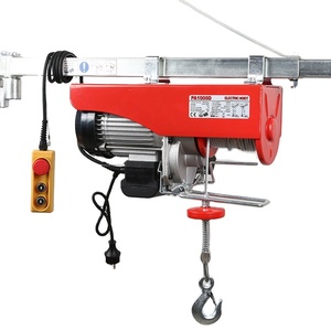 Mini grue électrique <span class=keywords><strong>portable</strong></span> BADA 220/230V, 12/6m, 500/999kg, 1600W, palan électrique - Product Image 1