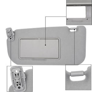 Pare-soleil Kia 85202-1F090LX gris côté gauche avec miroir et étiquette d'avertissement pour Sportage - Product Image 5