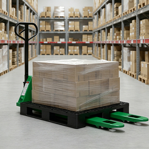 Customized Leg Pallet Stacker 2000kg Self-Loading Hand Hydraulic With 1.6m 2m 2.5m Wide <b>Manual</b> <b>Forklifts</b> TM2-1 TM5-5 Customized - Product Image 4