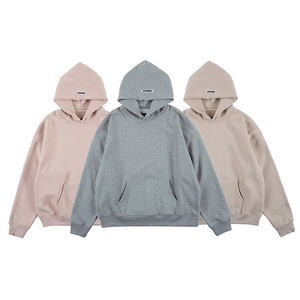 pocketless moletom com capuz pullover