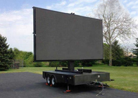 Écran d'affichage LED de camion d'extérieur étanche de haute qualité P5, panneau d'affichage mobile publicitaire, affiches de remorque de véhicule électrique