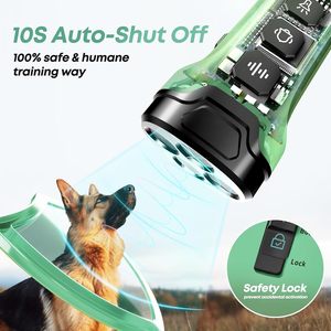 Appareil anti-aboiement pour chien Atvioo, 3 émetteurs ultrasoniques, batterie rechargeable, entraînement humain pour chiens - Product Image 6