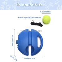 Entraîneur de Pickleball à Rebond Unique, Vente en Gros Transfrontalière, Balle à 40 Trous avec Filet Fixe, Outil d'Entraînement pour Débutants
