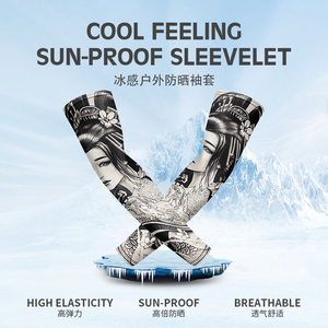 UV-Schutz Wasserdicht Atmungsaktiv Schnelltrocknend Sport Radfahren Angeln Basketball Blanko Sublimations-Ärmel mit Individuellem Logo-Aufdruck - Product Image 6