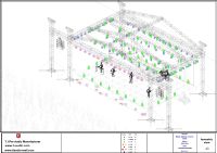 Sistema de Sonido Profesional de Audio, Video e Iluminación para Escenarios, con Estructura de Truss, Pantalla LED y Line Array, Completo