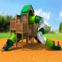 Fabricant d'équipements d'amusement pour parcs à thème, aires de jeux extérieures pour enfants, combinaisons de toboggans personnalisables