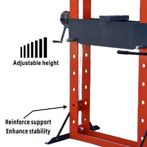 مكبس هيدروليكي للورش بسعة 50 طن، مكبس ثقيل الوزن بإطار على شكل حرف H ملحوم بالكامل لإصلاح السيارات - Product Image 3