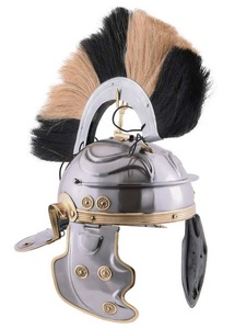 Casco Romano Antiguo Plateado/Dorado de Primera Calidad, Adorno Metálico Decorativo para la Cabeza, para Festivales, Cosplay, Eventos Culturales - Product Image 1