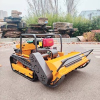 Cortacésped Inteligente Wisdomox con Motor de Alta Eficiencia de 24V, Control Remoto, Recolección Automática de Césped y Función de Mulching para el Hogar