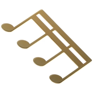 Wholesale Stainless Steel Musical <b>Note</b> <b>Book</b> Markers Multi‑Color Sheet Music Page Clips For Piano Players Gift - Product Image 3