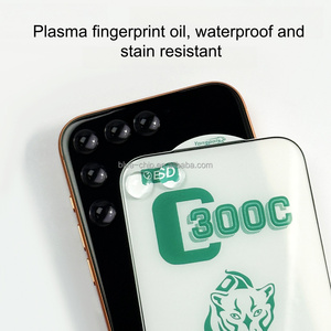 Protection d'écran en <span class=keywords><strong>verre</strong></span> trempé ultra-fin transparent anti-poussière ESD à grand arc de 0,55 mm 300C pour iPhone 17 15 16 Pro Max - Product Image 3