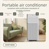 Solution d'élimination de l'humidité du climatiseur électrique à télécommande en plastique durable pour les voitures à domicile et les hôtels-Unité extérieure portable