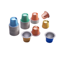 Capsules de café instantané en métal de 15 ml avec couvercle, pour usage commercial et domestique, capsules de café vides pour expresso
