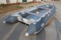 Conception grand public, couleur et taille 4.2m, bateau gonflable zodiaque ASD-420 avec matériau pvc, bateau en aluminium
