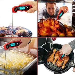 Termómetro Digital de Alta Gama de Acero Inoxidable, Ecológico, Resistente al Agua, USB IP43, Herramienta para Cocinar y Hornear - Product Image 1