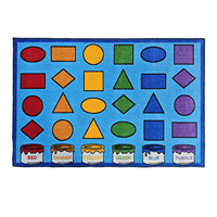 Alfombra de Juego para Niños, Alfombra Educativa Antideslizante y Lavable, Tapete Suave para Cuarto de Juegos o Guardería