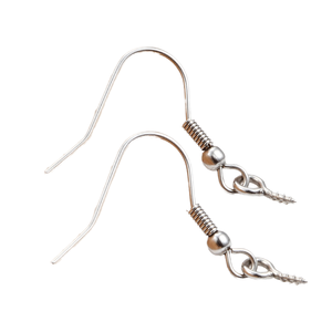 Ganchos para Pendientes de Acero Inoxidable con Cierres de Pinza, Accesorios y Componentes para la Fabricación de Joyería - Product Image 4