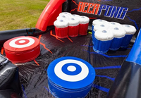 Table de beer pong gonflable interactive Lvfrog MJ-ALWP-01 avec couleur personnalisable pour les jeux de carnaval