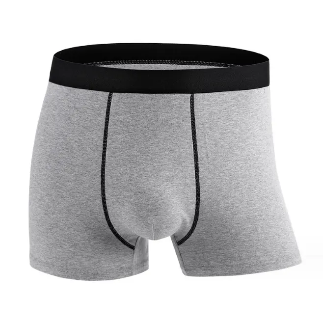 Hochwertige atmungsaktive benutzer definierte Taille Logo solide Herren Boxer Unterwäsche Nylon Modal Bambus Baumwolle Herren Slips Boxer für Männer