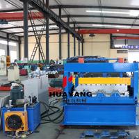 Machine de formage de tôles pour planchers métalliques, machine automatique de fabrication de tôles pour planchers, ligne de production de panneaux de planchers en acier