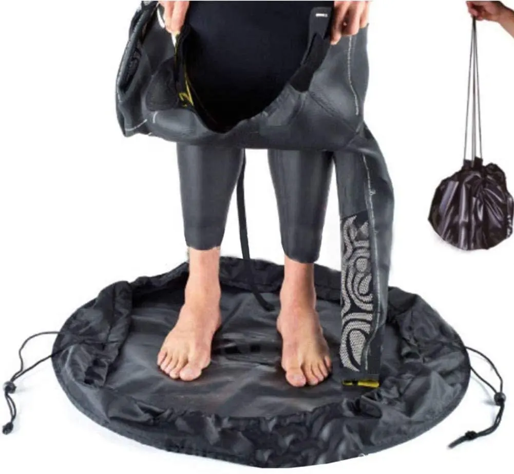 Wetsuit กระเป๋าเปลี่ยนเสื่อผ้าแห้งเร็ว,กระเป๋าผ้าออกซ์ฟอร์ดกันน้ำแห้งเร็วสำหรับว่ายน้ำดำน้ำโต้คลื่น