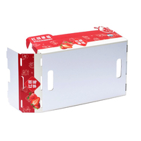 Boîte de présentation de fruits personnalisée, vente en gros de boîte d'emballage ondulé, personnalisation de boîte cadeau haut de gamme