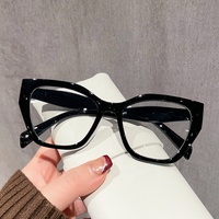 Monture de lunettes optiques œil-de-chat surdimensionnées anti-lumière bleue pour femme, collection 2026