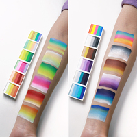 Palette de peinture corporelle à base d'eau non toxique, professionnelle, bon marché, avec logo privé Golden Phoenix, pour enfants et adolescents, maquillage