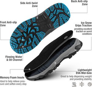 Botas de Lluvia Impermeables OEM, Botas de Trabajo Aisladas con Suela Deportiva Cómoda, Botas para Lodo para Trabajos en el Jardín - Product Image 5