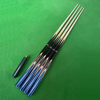 Kualitas Unggul XLP-X8 Tongkat Biliar Snooker Buatan Tangan 3/4-pc dengan Ekstensi Mini