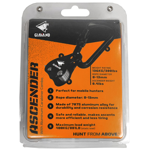 Ascendedor para Escalada en Exteriores, Dispositivo de Seguridad con Bloqueo Automático de Aleación de Aluminio 7075 - Product Image 2